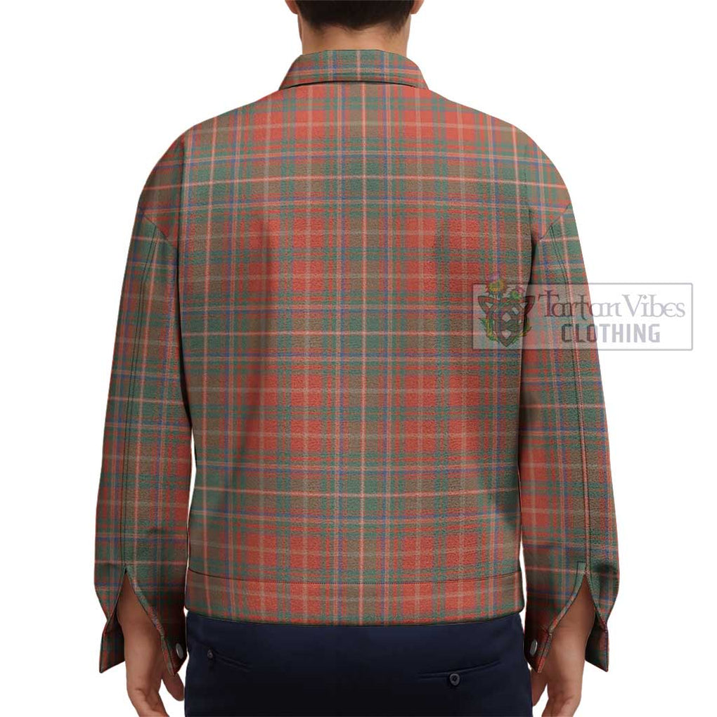 MacDougall Ancient Tartan Unisex Lapel Cotton Jacket - Tartan Vibes Clothing