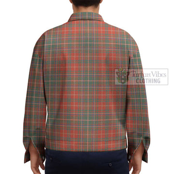 MacDougall Ancient Tartan Unisex Lapel Cotton Jacket