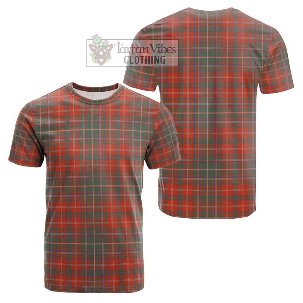 MacDougall Ancient Tartan Cotton T-Shirt Kid's Shirt - Tartanvibesclothing Shop