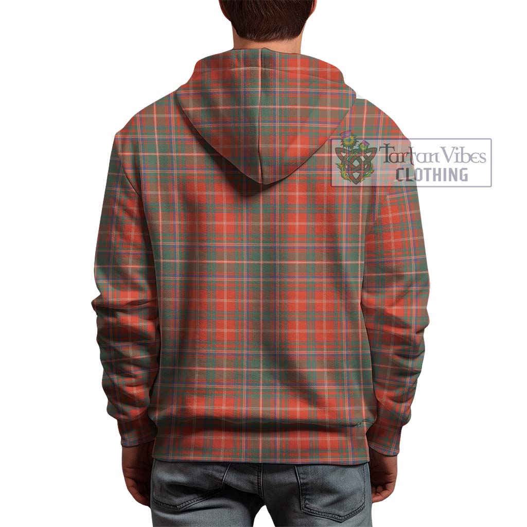 Tartan Vibes Clothing MacDougall Ancient Tartan Hoodie with Family Crest DNA In Me Style