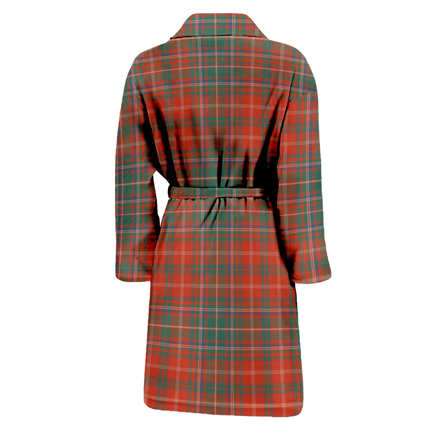 MacDougall Ancient Tartan Bathrobe with Family Crest - Tartan Vibes Clothing