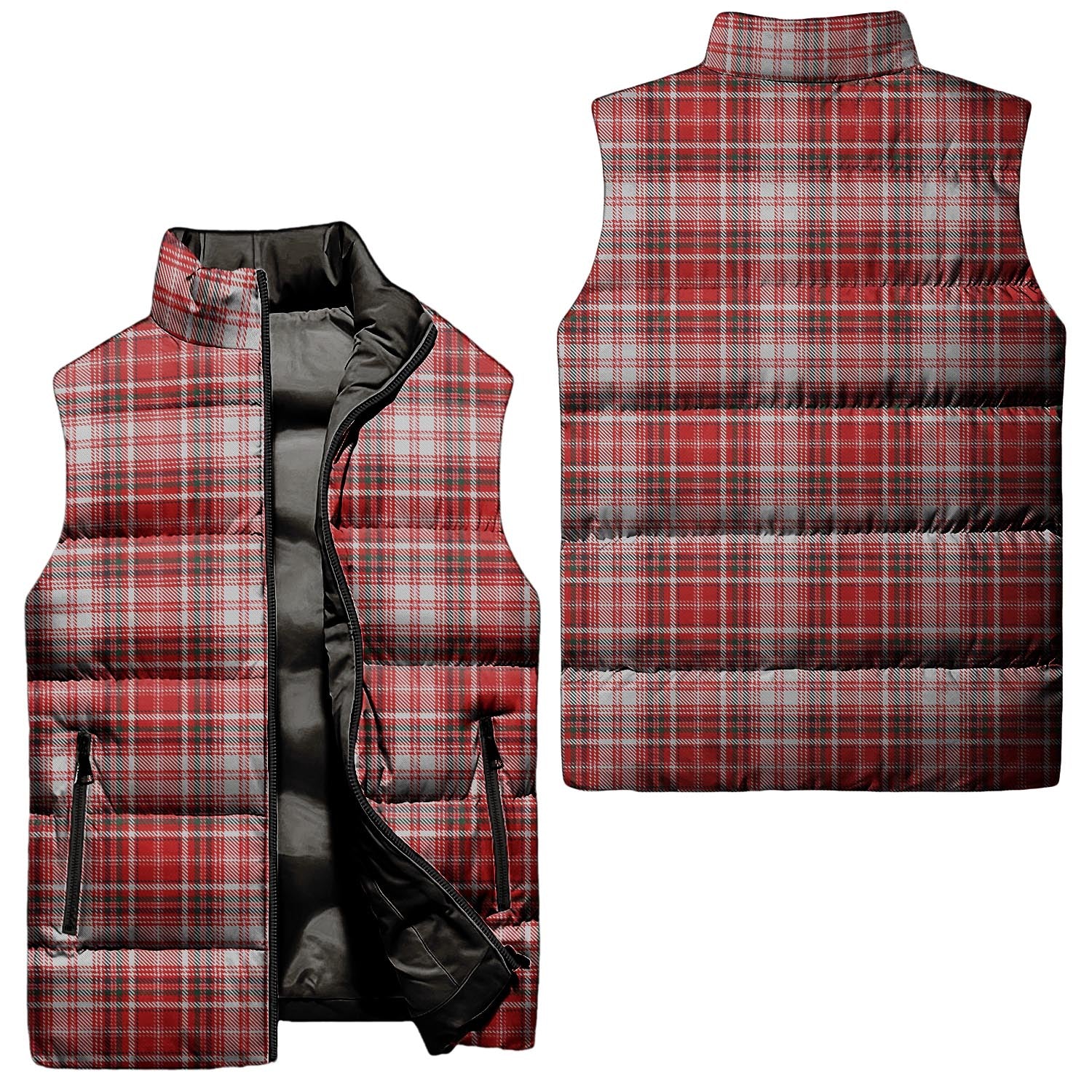 MacDougall Dress Tartan Sleeveless Puffer Jacket Unisex - Tartanvibesclothing