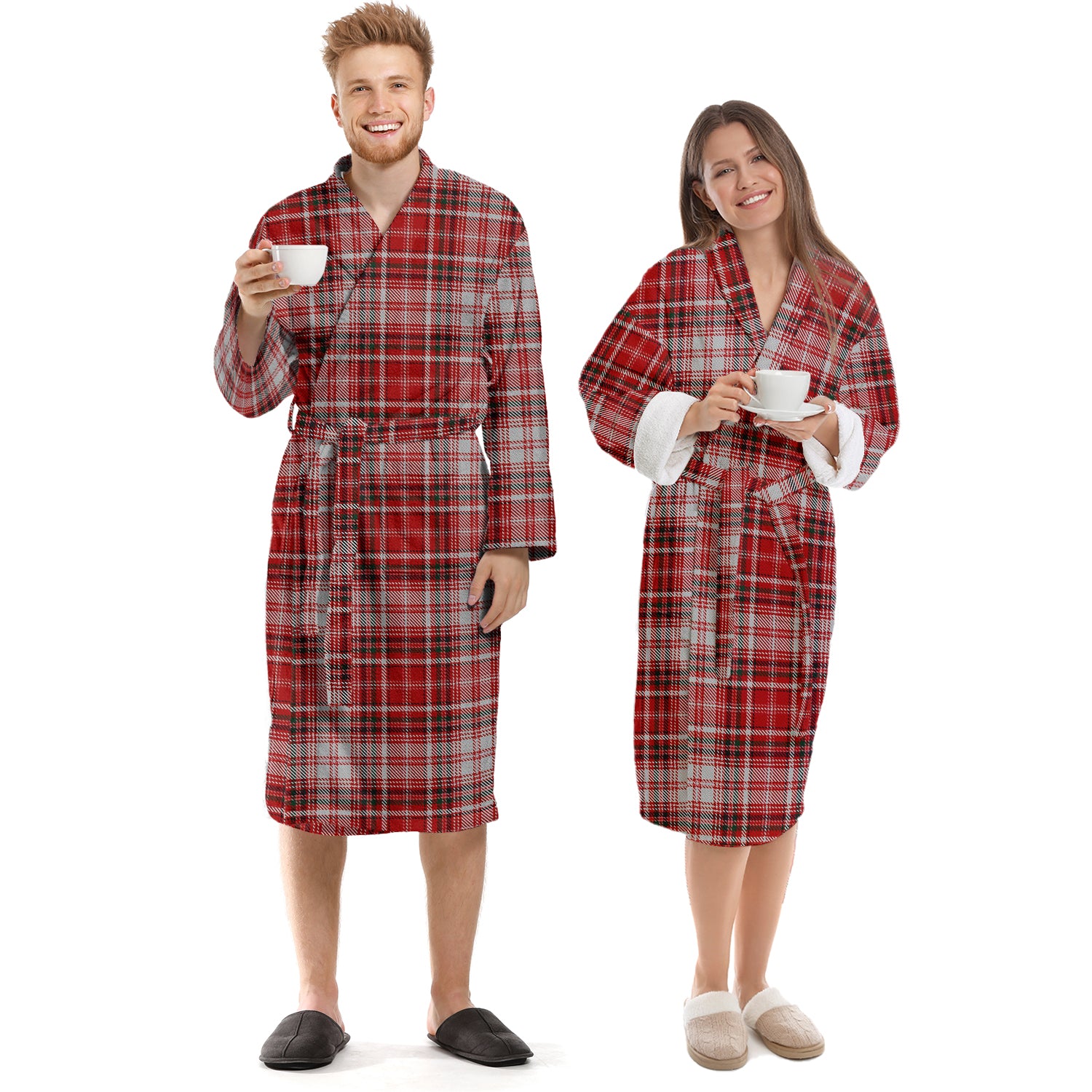 MacDougall Dress Tartan Bathrobe Unisex S - Tartan Vibes Clothing