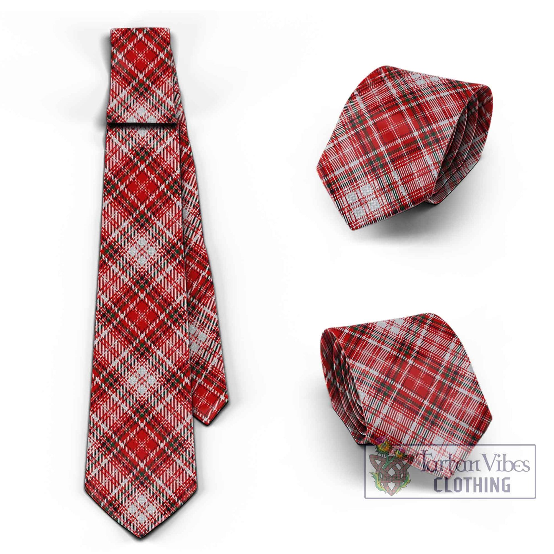 Tartan Vibes Clothing MacDougall Dress Tartan Classic Necktie Cross Style