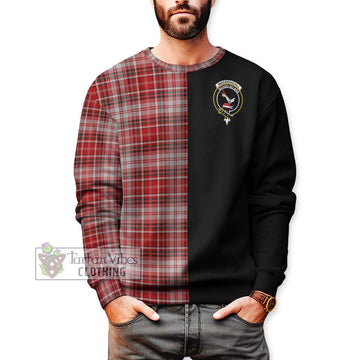 MacDougall Dress Tartan Sweatshirt with Family Crest and Half Of Me Style