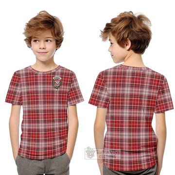 MacDougall Dress Tartan Kid T-Shirt with Family Crest