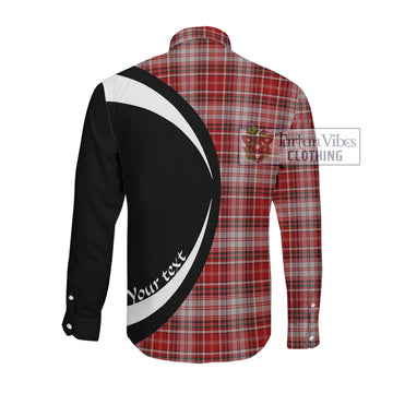 MacDougall Dress Tartan Long Sleeve Button Up with Family Crest Circle Style