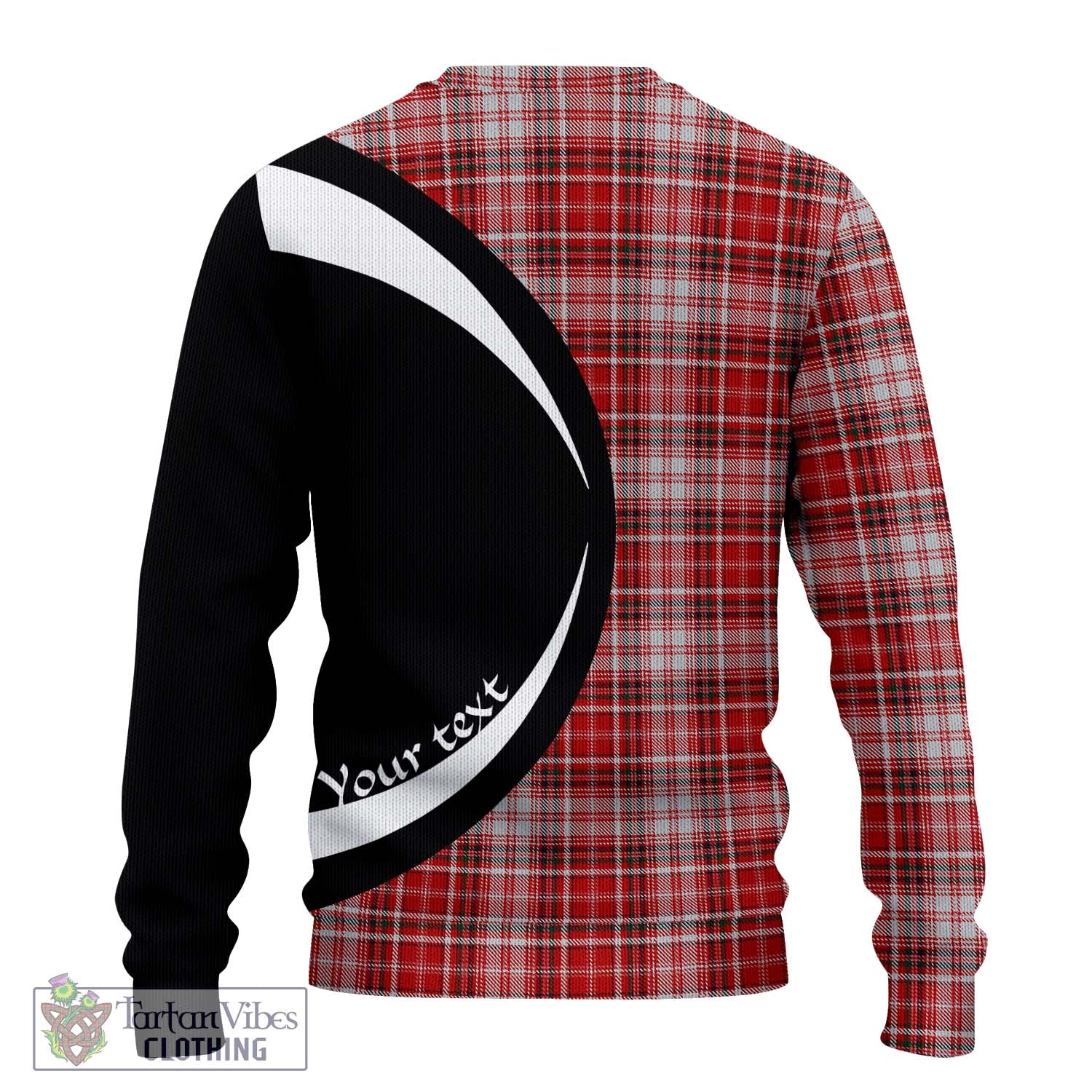 MacDougall Dress Tartan Knitted Sweater with Family Crest Circle Style - Tartan Vibes Clothing