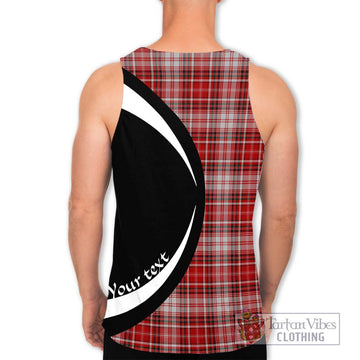 MacDougall Dress Tartan Men's Tank Top with Family Crest Circle Style