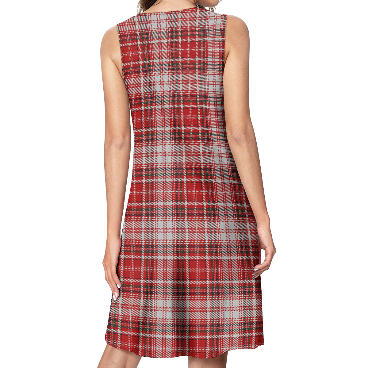 MacDougall Dress Tartan Womens Casual Dresses - Tartanvibesclothing