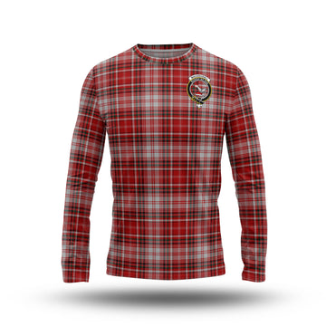 MacDougall Dress Tartan Long Sleeve T-Shirt with Family Crest