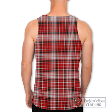 MacDougall Dress Tartan Men's Tank Top with Family Crest DNA In Me Style