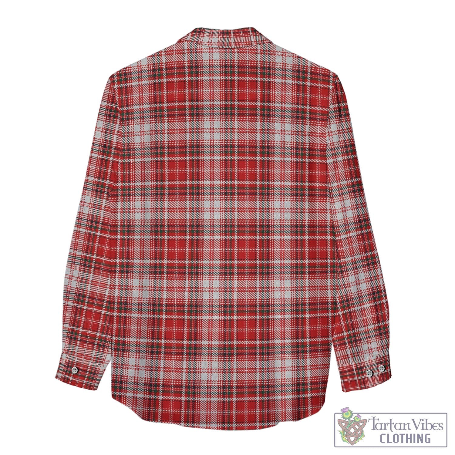 Tartan Vibes Clothing MacDougall Dress Tartan Womens Casual Shirt with Family Crest