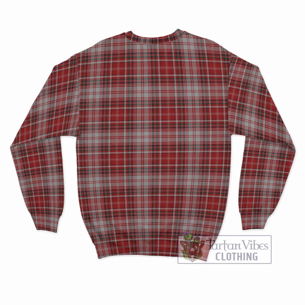 Tartan Vibes Clothing MacDougall Dress Tartan Sweatshirt with Family Crest DNA In Me Style