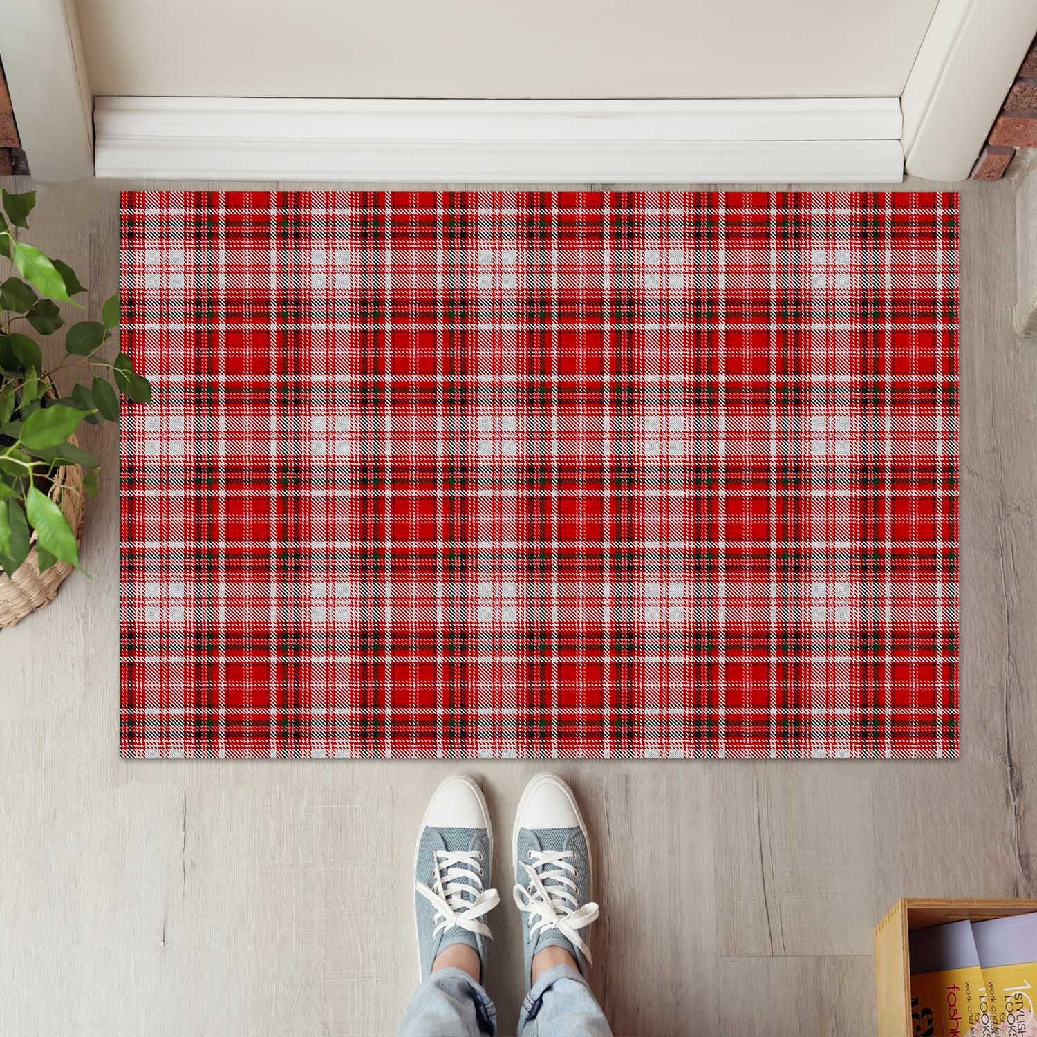 MacDougall Dress Tartan Door Mat - Tartanvibesclothing