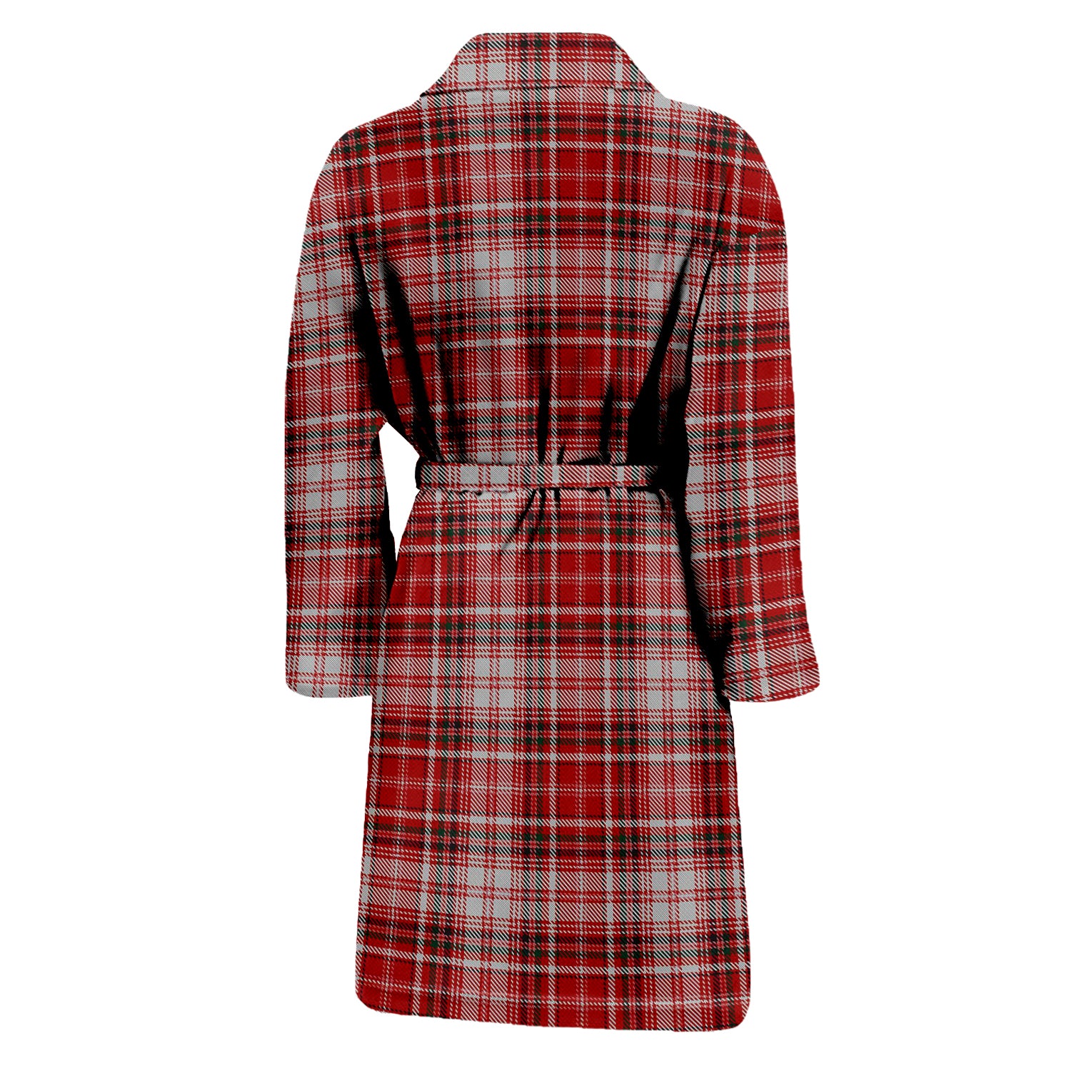 MacDougall Dress Tartan Bathrobe with Family Crest - Tartan Vibes Clothing