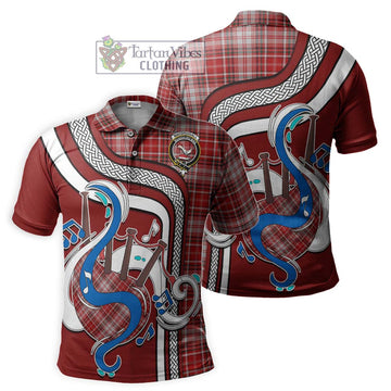 MacDougall Dress Tartan Polo Shirt with Epic Bagpipe Style