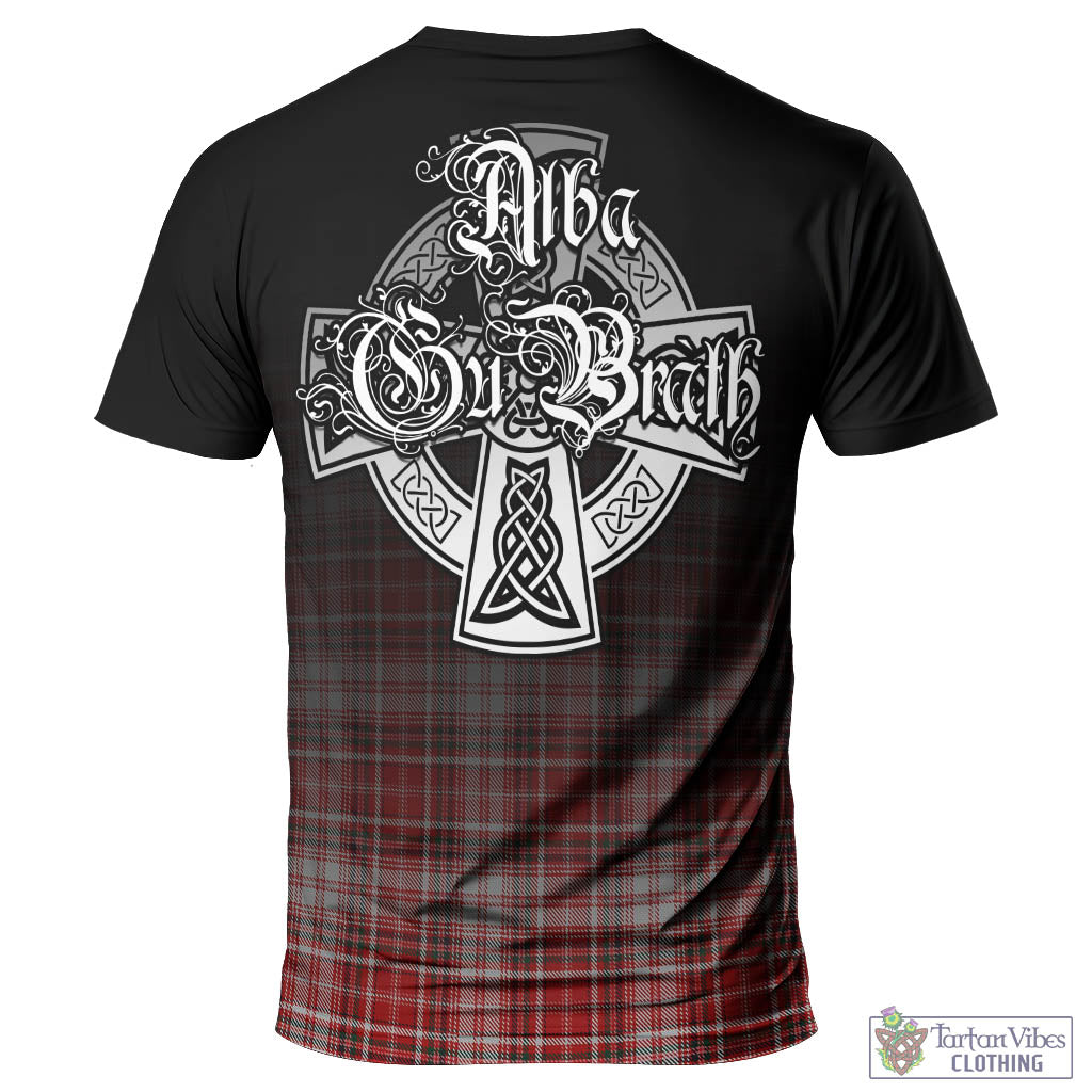 Tartan Vibes Clothing MacDougall Dress Tartan T-Shirt Featuring Alba Gu Brath Family Crest Celtic Inspired