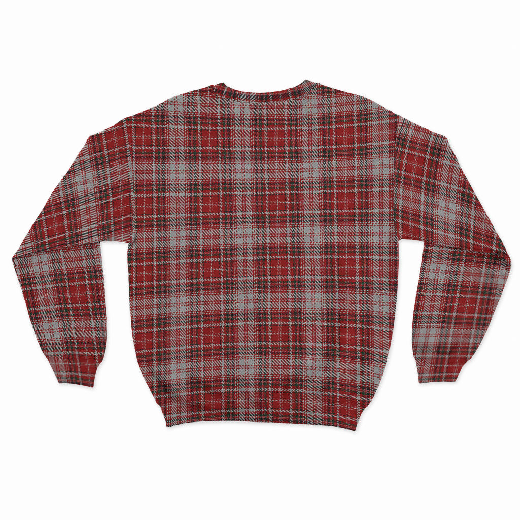 MacDougall Dress Tartan Sweatshirt with Family Crest - Tartan Vibes Clothing