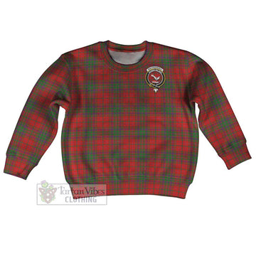 MacDougall (McDougall) Tartan Kid Ugly Sweater with Family Crest