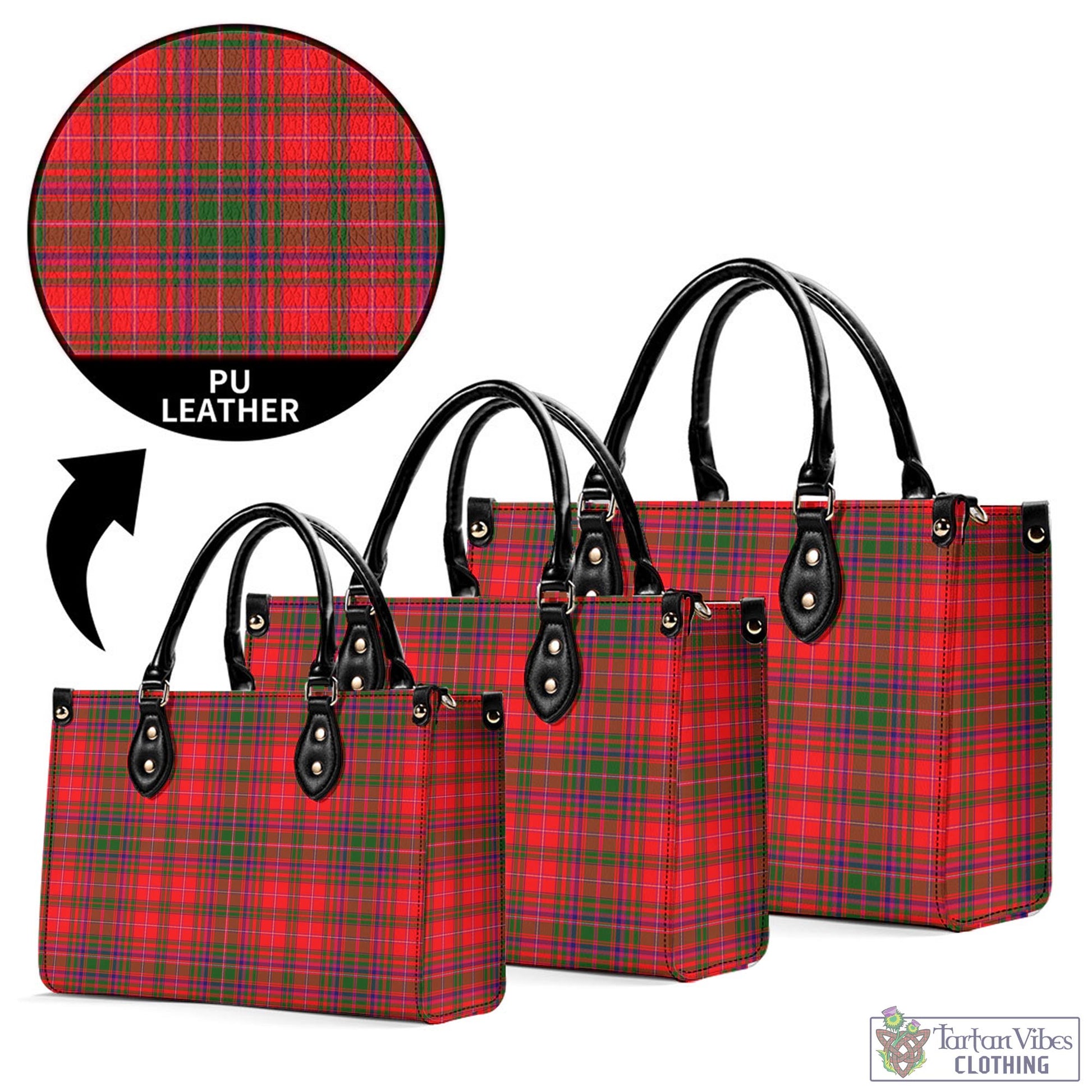 Tartan Vibes Clothing MacDougall Modern Tartan Luxury Leather Handbags