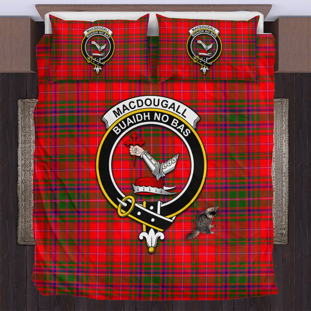 macdougall-modern-tartan-bedding-set-with-family-crest