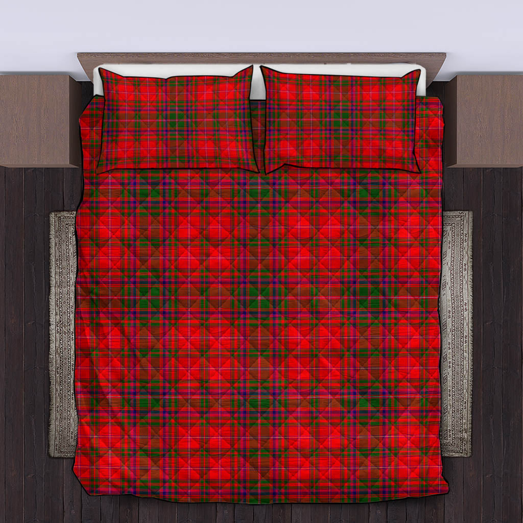 MacDougall Modern Tartan Quilt Bed Set King - Tartan Vibes Clothing