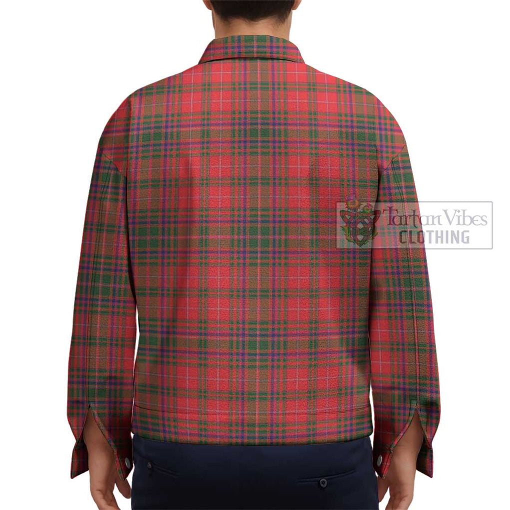 MacDougall Modern Tartan Unisex Lapel Cotton Jacket - Tartan Vibes Clothing