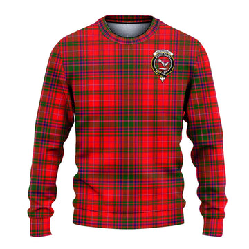 MacDougall Modern Tartan Ugly Sweater with Family Crest