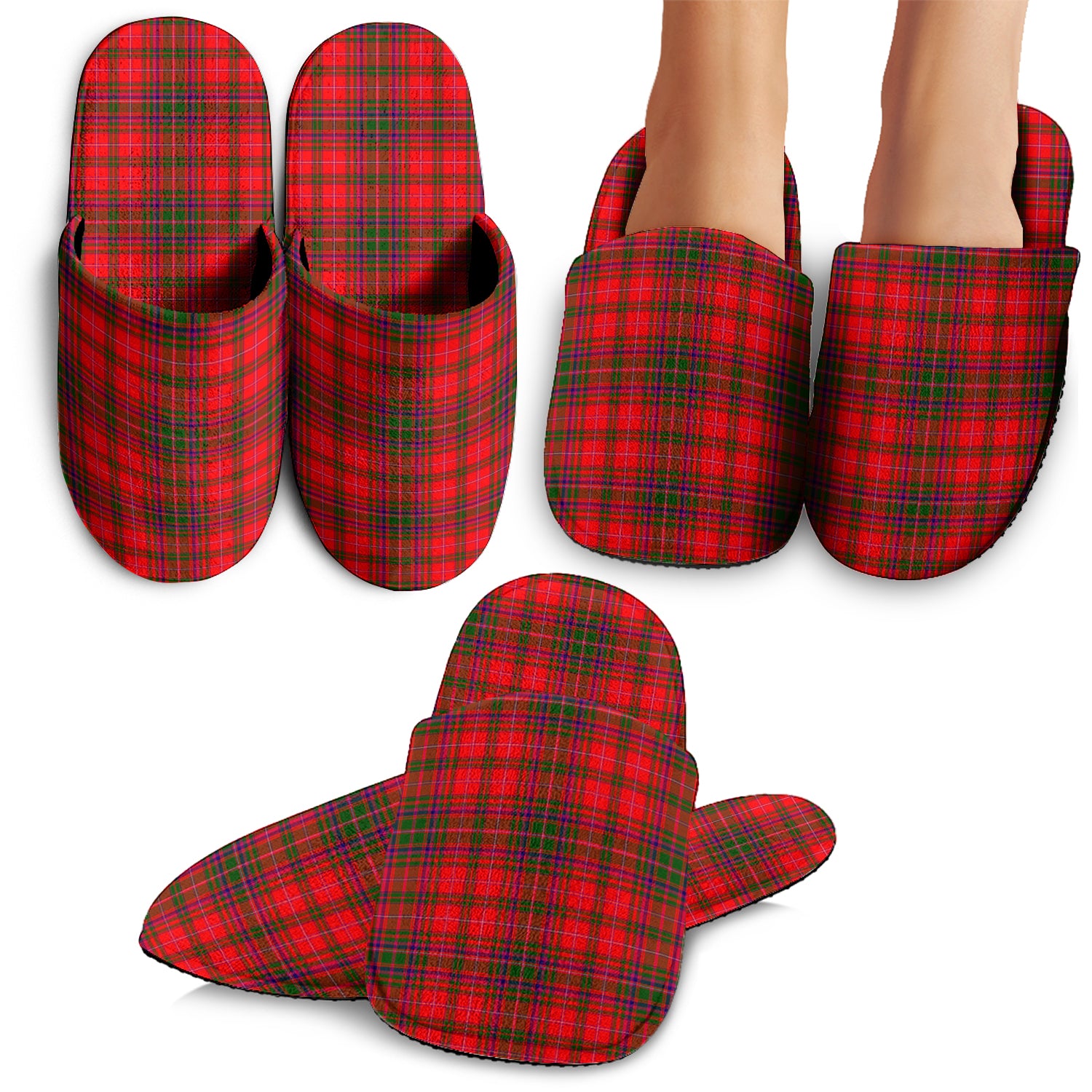 MacDougall Modern Tartan Home Slippers - Tartanvibesclothing