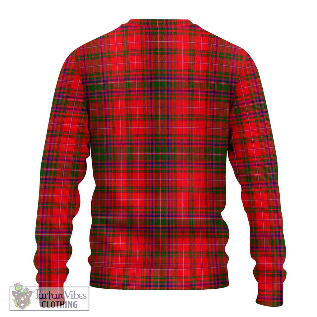 MacDougall Modern Tartan Knitted Sweater with Family Crest DNA In Me Style - Tartanvibesclothing Shop