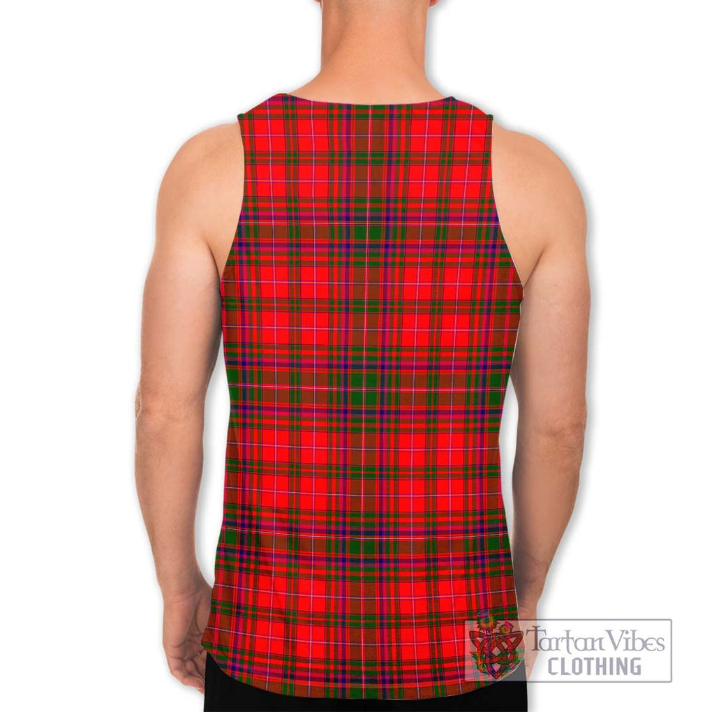 MacDougall Modern Tartan Men's Tank Top with Family Crest DNA In Me Style - Tartanvibesclothing Shop