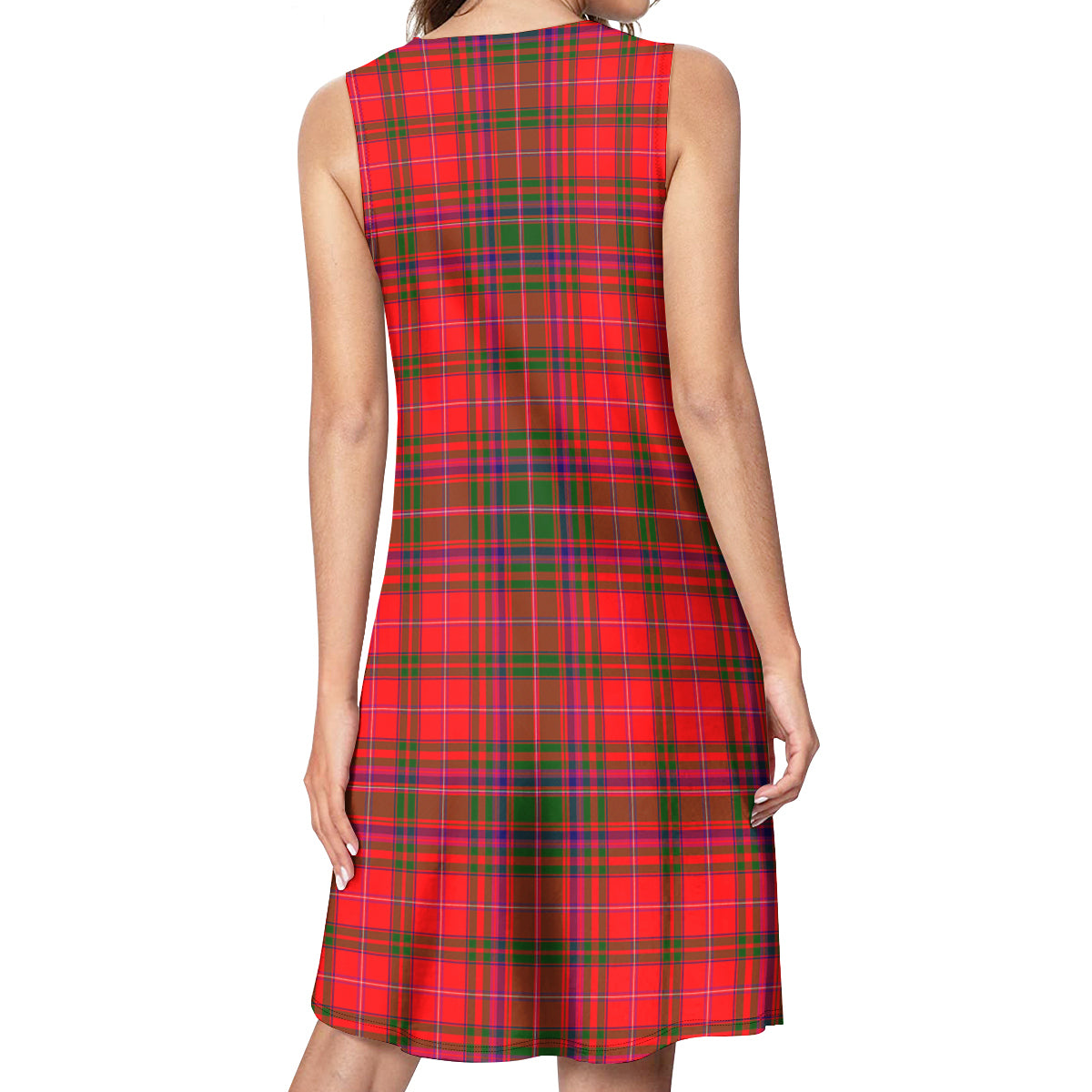 MacDougall Modern Tartan Womens Casual Dresses - Tartanvibesclothing