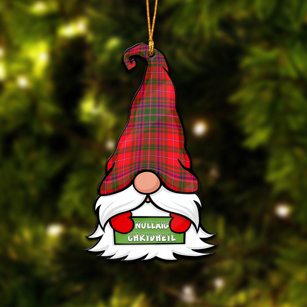 MacDougall Modern Gnome Christmas Ornament with His Tartan Christmas Hat - Tartan Vibes Clothing