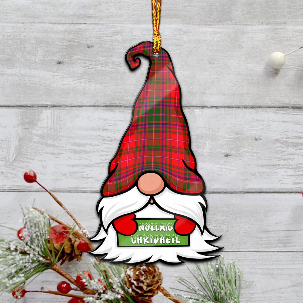 MacDougall Modern Gnome Christmas Ornament with His Tartan Christmas Hat - Tartan Vibes Clothing