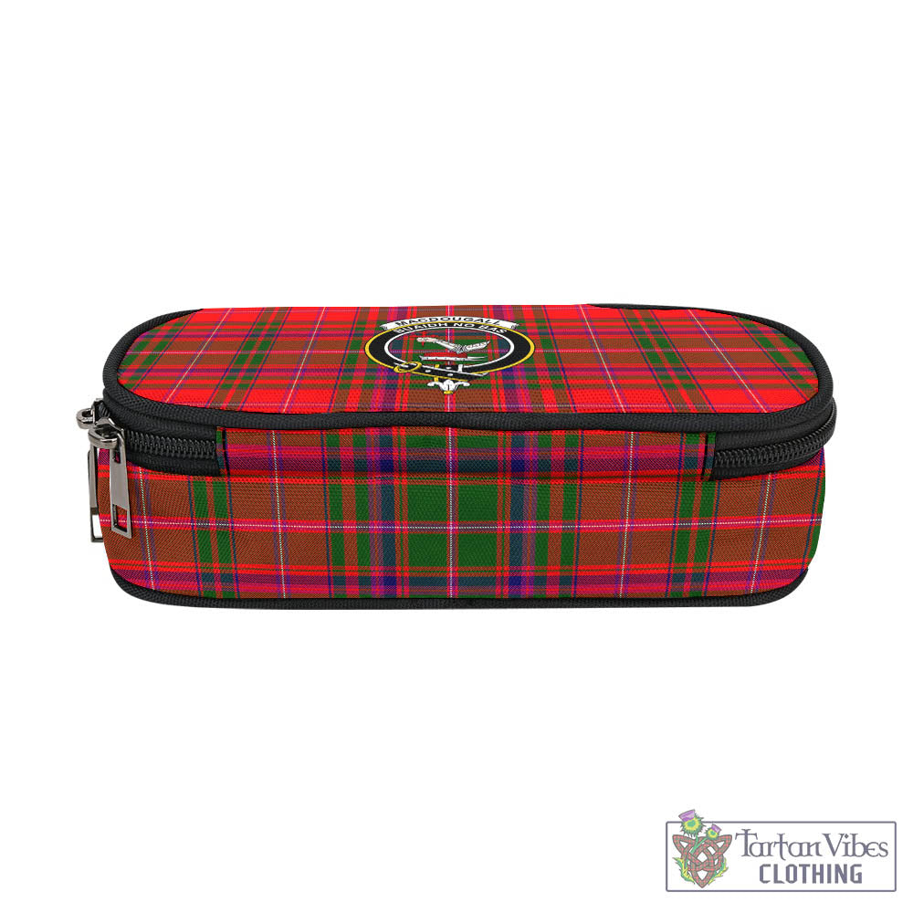 Tartan Vibes Clothing MacDougall Modern Tartan Pen and Pencil Case with Family Crest