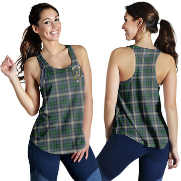 MacDowall (McDowall) Tartan Women Racerback Tanks with Family Crest 4XL - Tartan Vibes Clothing