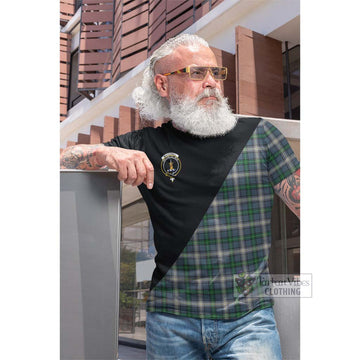 MacDowall (McDowall) Tartan Cotton T-shirt with Family Crest and Military Logo Style Men's Shirt - Tartan Vibes Clothing