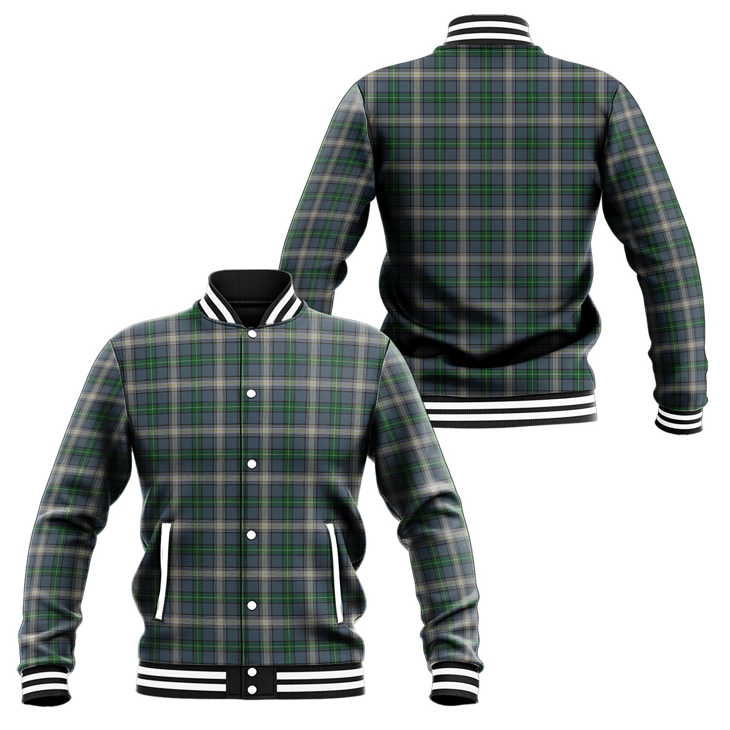 MacDowall (McDowall) Tartan Baseball Jacket Unisex - Tartan Vibes Clothing