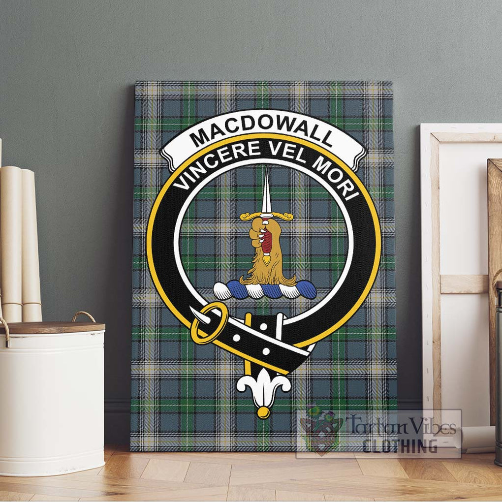 MacDowall (McDowall) Tartan Canvas Print Wall Art with Family Crest Without Frame - Tartan Vibes Clothing