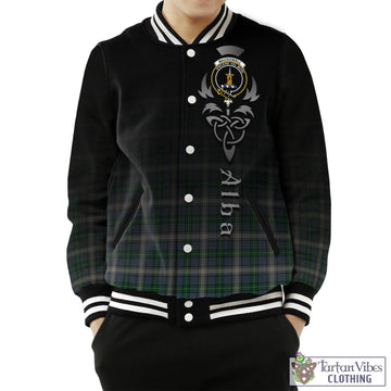 MacDowall (McDowall) Tartan Baseball Jacket Featuring Alba Gu Brath Family Crest Celtic Inspired