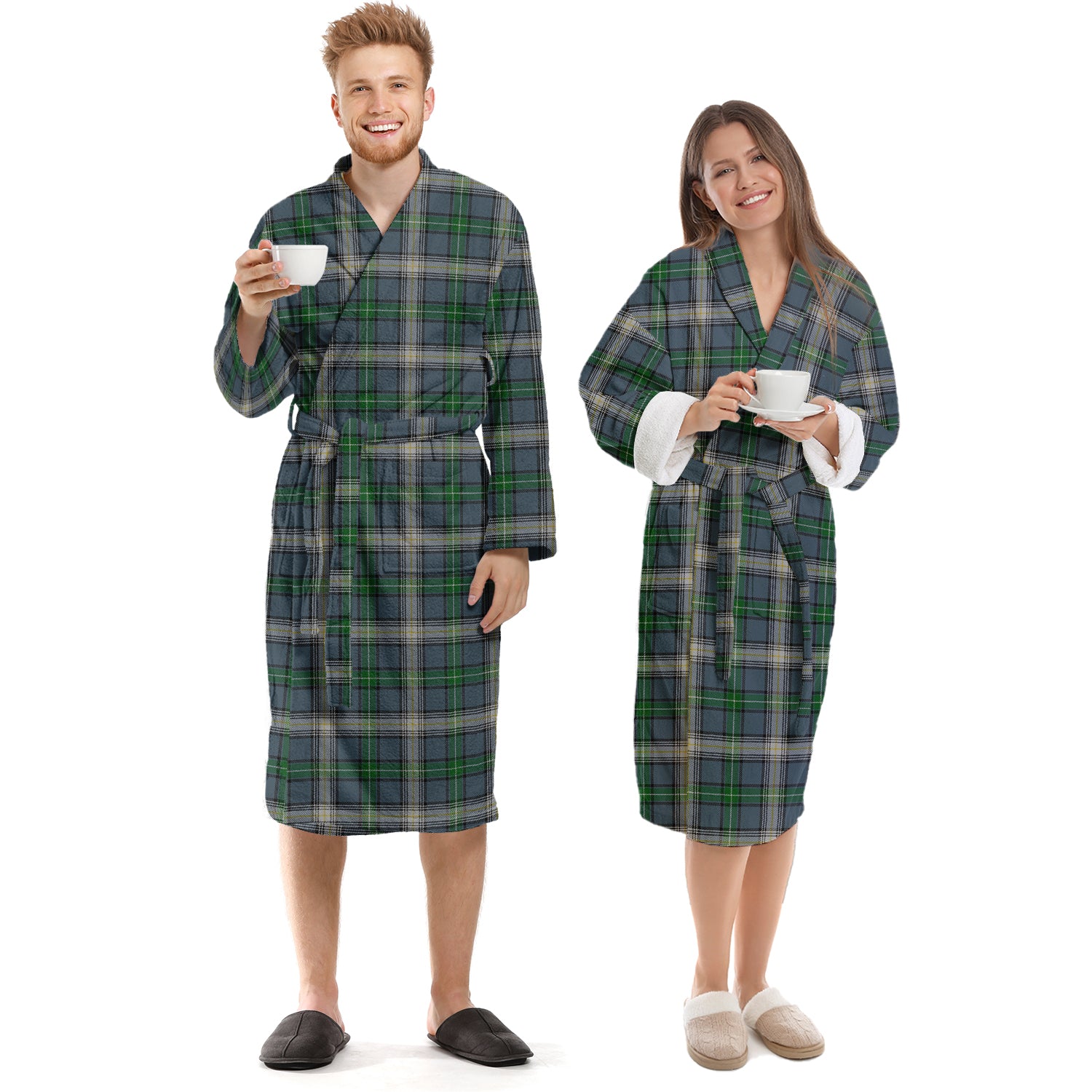 MacDowall (McDowall) Tartan Bathrobe Unisex S - Tartan Vibes Clothing