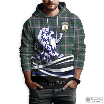 MacDowall (McDowall) Tartan Hoodie with Alba Gu Brath Regal Lion Emblem