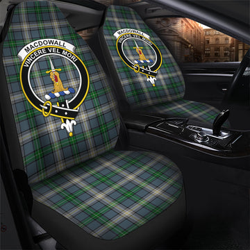 MacDowall (McDowall) Tartan Car Seat Cover with Family Crest