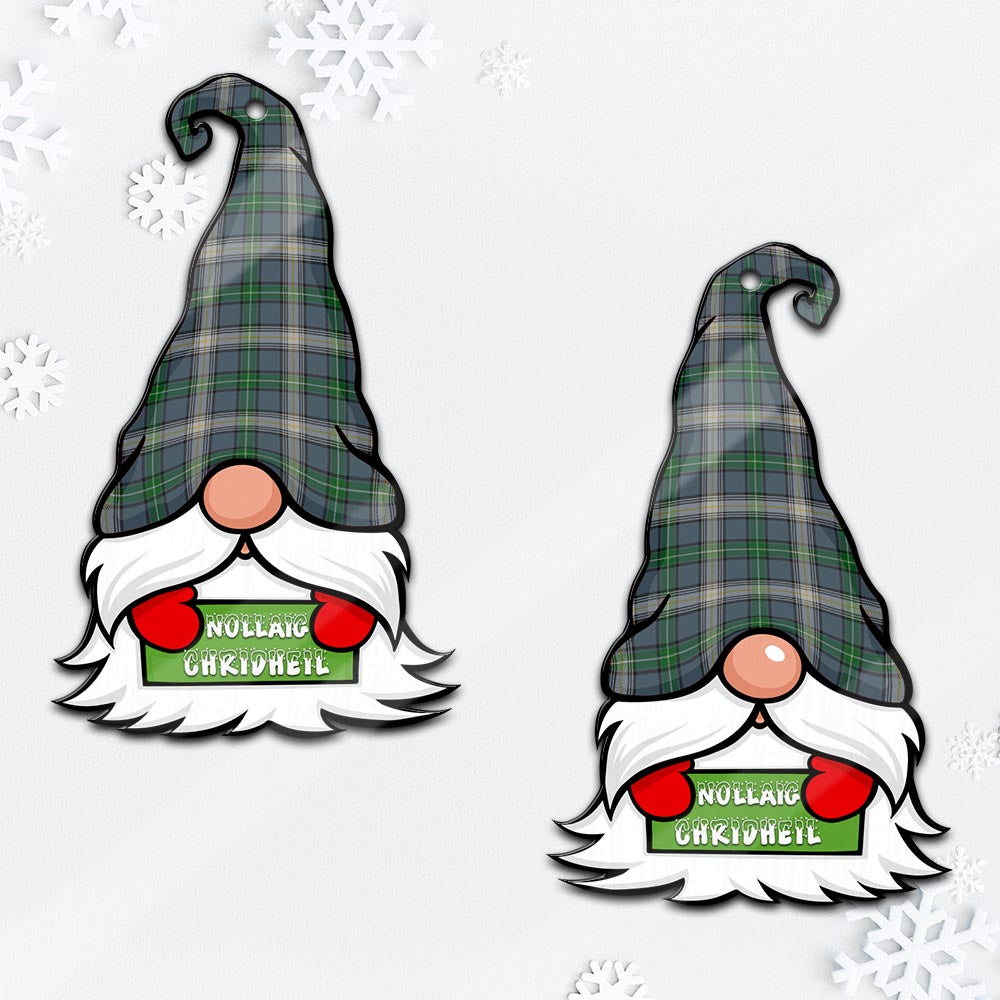 MacDowall (McDowall) Gnome Christmas Ornament with His Tartan Christmas Hat - Tartan Vibes Clothing