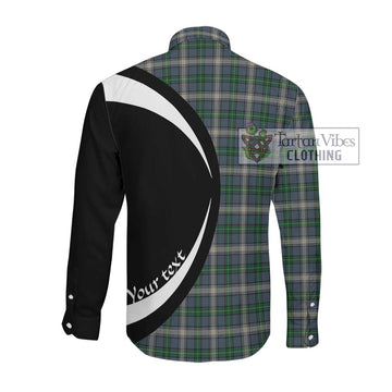 MacDowall (McDowall) Tartan Long Sleeve Button Up with Family Crest Circle Style Men's Shirt - Tartan Vibes Clothing