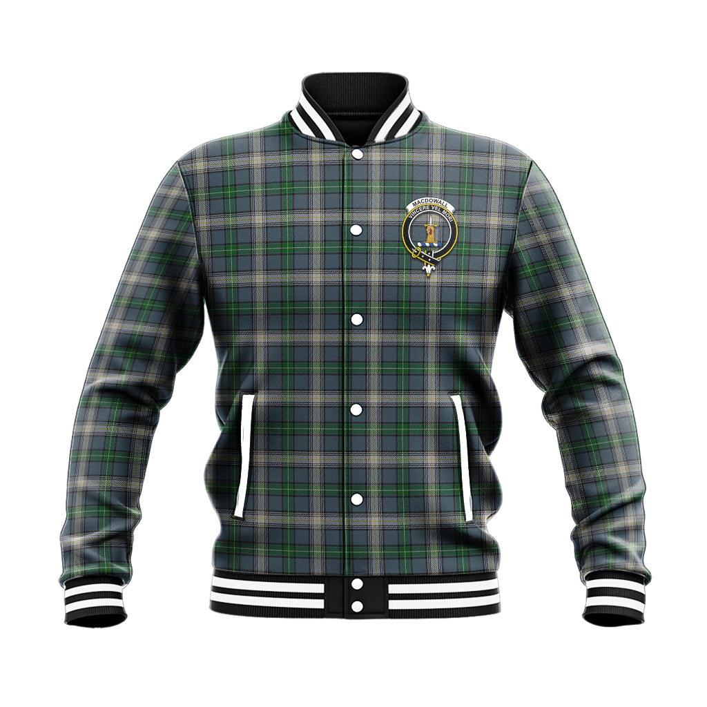 MacDowall (McDowall) Tartan Baseball Jacket with Family Crest - Tartan Vibes Clothing