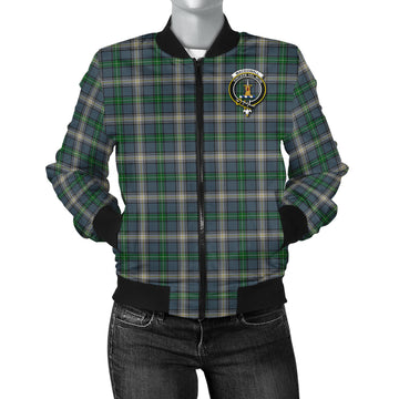 MacDowall (McDowall) Tartan Bomber Jacket with Family Crest