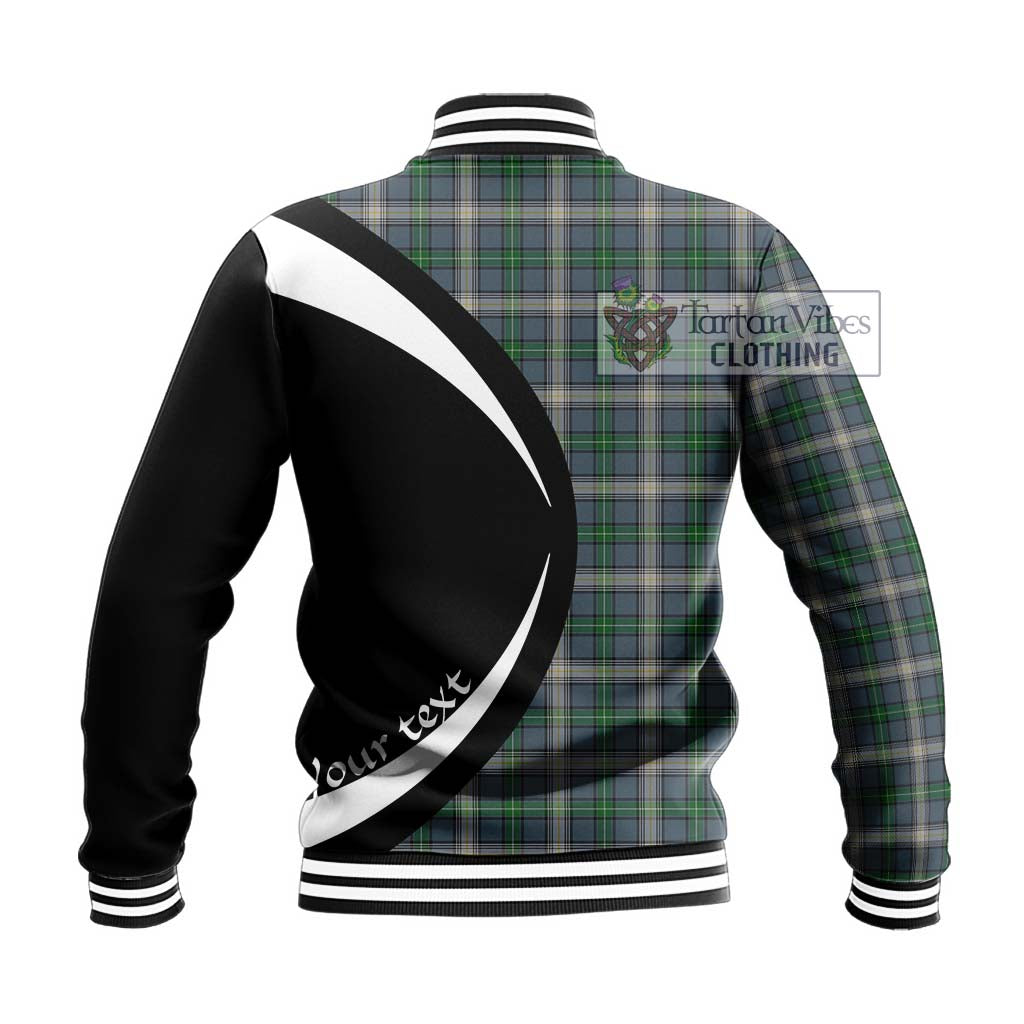 MacDowall (McDowall) Tartan Baseball Jacket with Family Crest Circle Style - Tartan Vibes Clothing