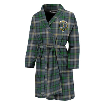 MacDowall (McDowall) Tartan Bathrobe with Family Crest